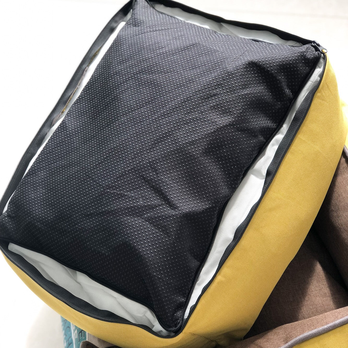 Luxury Canvas Pet Bed - Washable, Non-Slip & Supportive