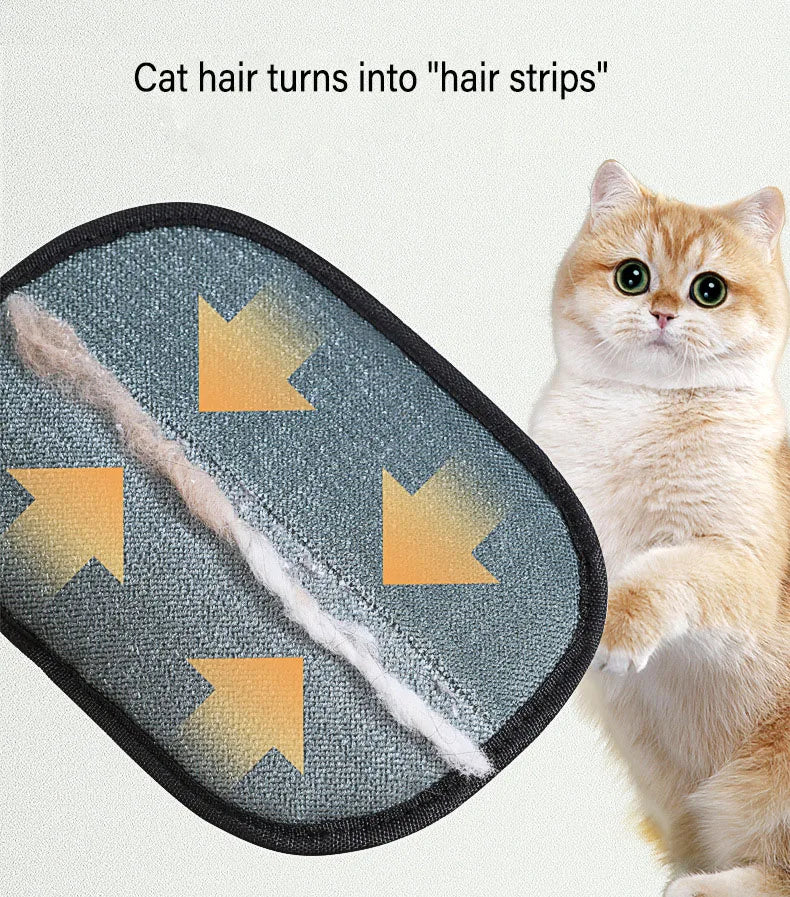 Pet Hair Remover Glove & Deshedding Brush
