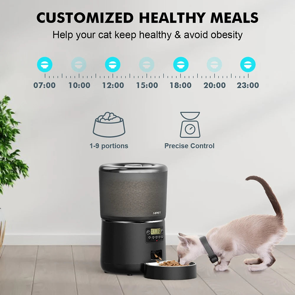 4L Automatic Smart Remote Pet Feeder