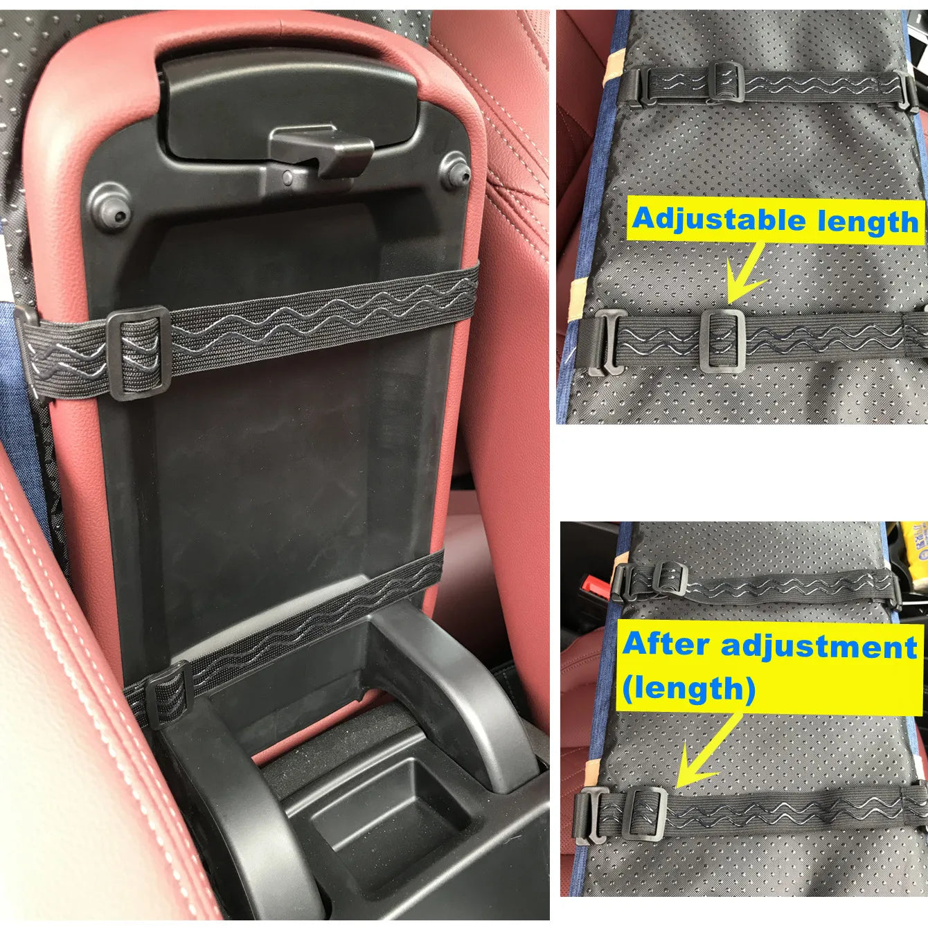 Dog & Cat Car Console Seat with Safety Tether