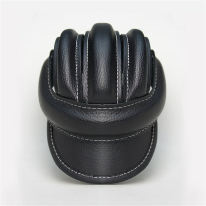 Leather bike and skateboard lightweight helmet
