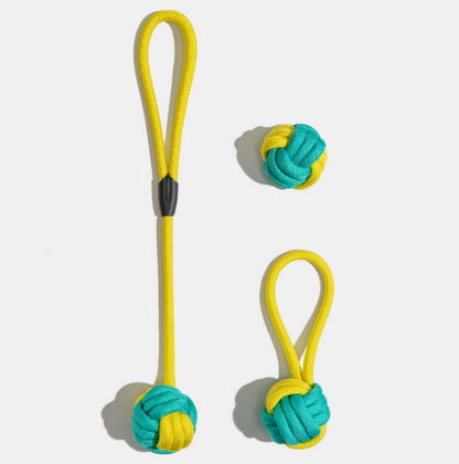 Dental Health Dog Rope Toy - Teeth Cleaning Chew Toy