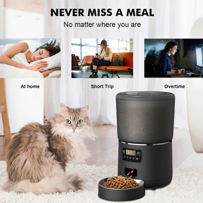 4L Automatic Smart Remote Pet Feeder