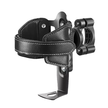 Vintage Cowhide Motorcycle Bottle Cage