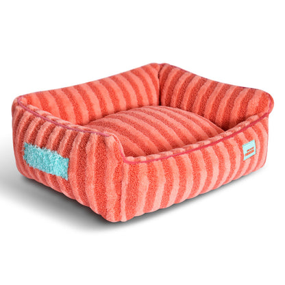 Plush pet bed for small and medium dogs and cats