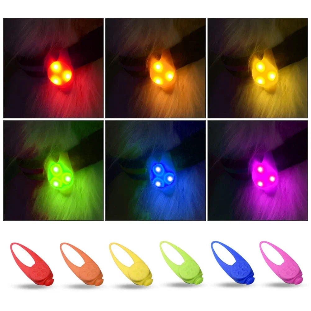 Glowing LED Pendant for Pet Collars