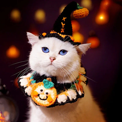 Handwoven Halloween Bandana for Pets