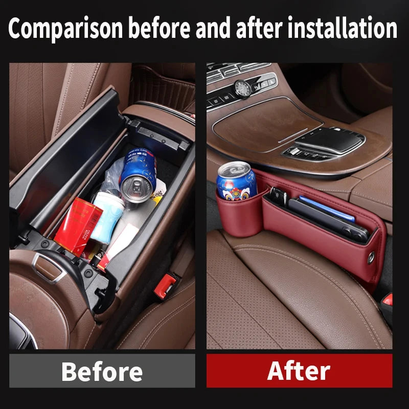 Car Seat Gap Organizer with Cup Holder