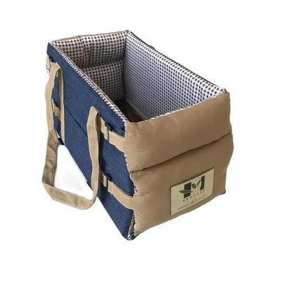 Dog & Cat Car Console Seat with Safety Tether