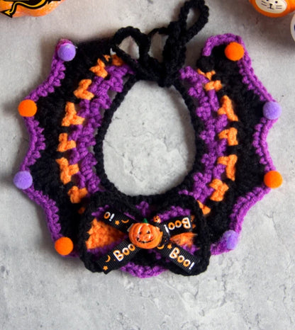 Handwoven Halloween Bandana for Pets