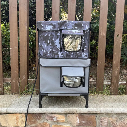 Outdoor Waterproof Warm Heated Winter Cat House