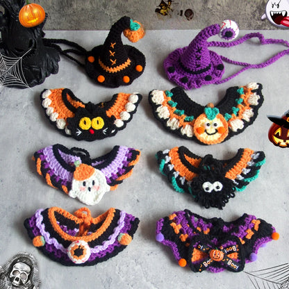 Handwoven Halloween Bandana for Pets