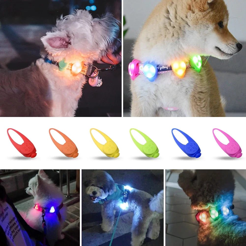 Glowing LED Pendant for Pet Collars