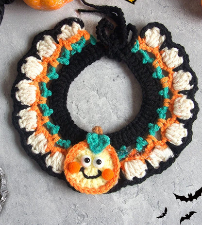 Handwoven Halloween Bandana for Pets