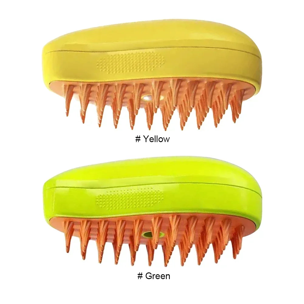 Steamy Pet Brush for Shedding & Grooming