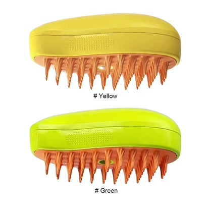 Steamy Pet Brush for Shedding & Grooming