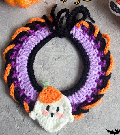 Handwoven Halloween Bandana for Pets