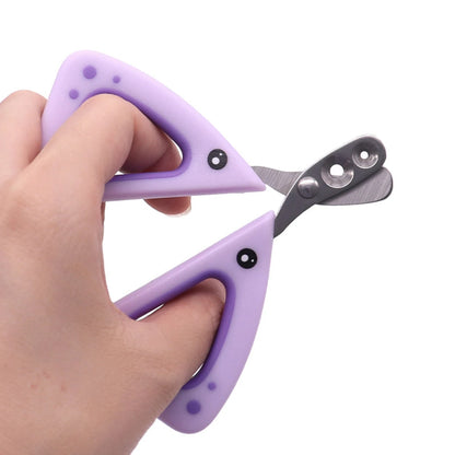 Professional anti-cut stainless steel cat nail clippers suitable for small cats and dogs