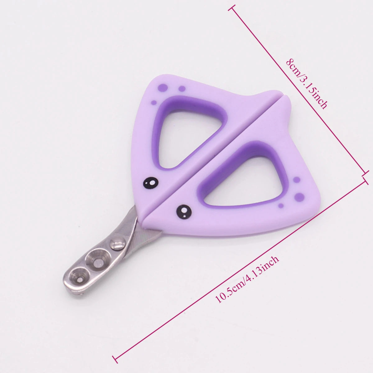 Professional anti-cut stainless steel cat nail clippers suitable for small cats and dogs