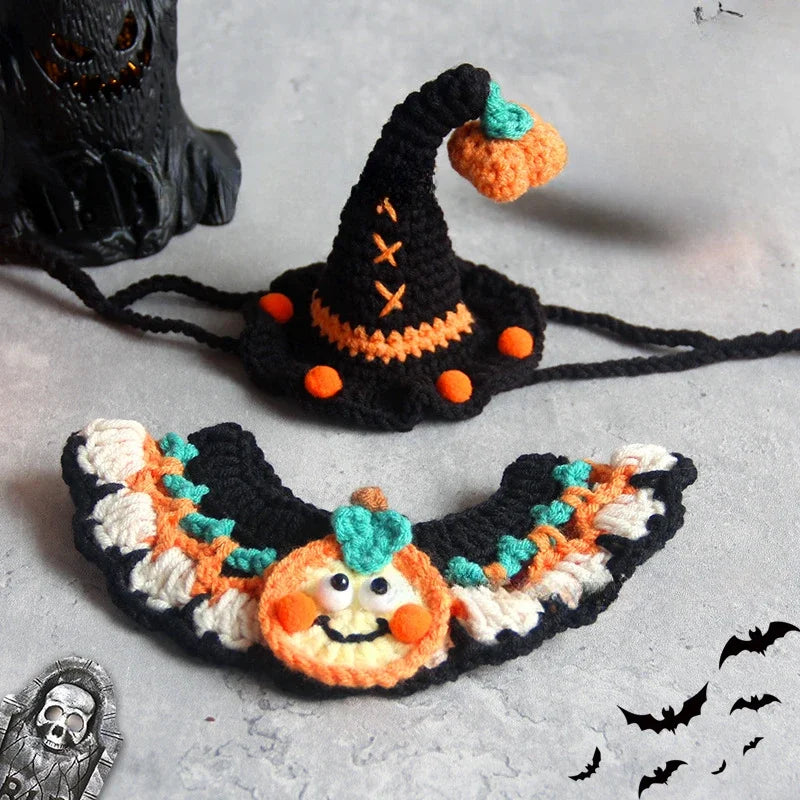 Handwoven Halloween Bandana for Pets