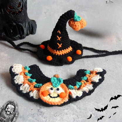 Handwoven Halloween Bandana for Pets