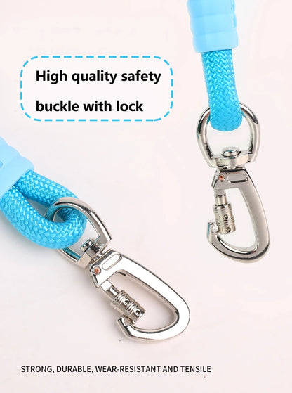Versatile Pet Traction Leashes with a Foam Handle 1.5 Meter