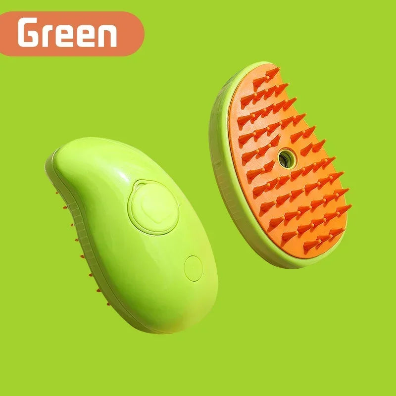 Steamy Pet Brush for Shedding & Grooming
