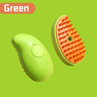 Steamy Pet Brush for Shedding & Grooming