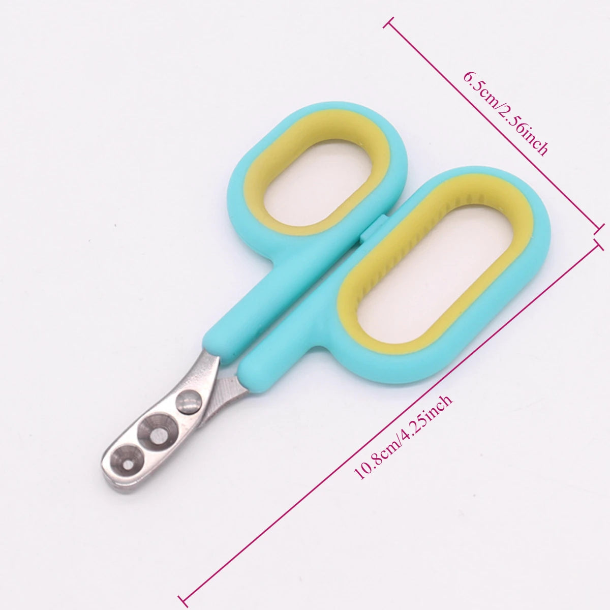 Professional anti-cut stainless steel cat nail clippers suitable for small cats and dogs