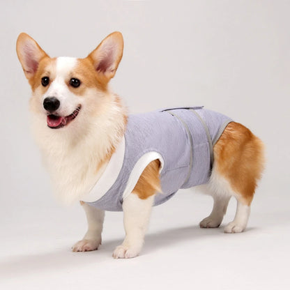 Soft and non-restrained pet licking protective clothing for postoperative recovery period