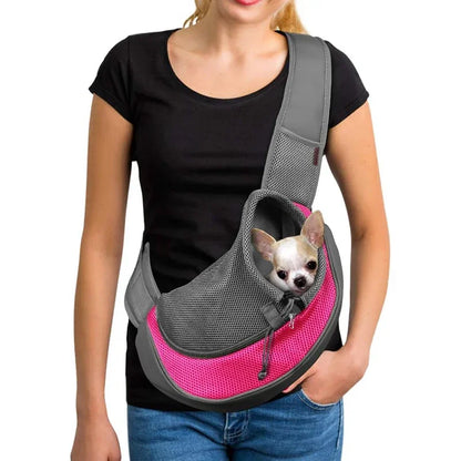 Lightweight Mesh Puppy Shoulder Bag