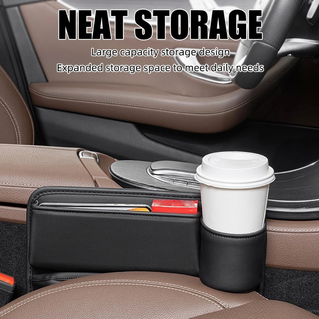 Car Seat Gap Organizer with Cup Holder