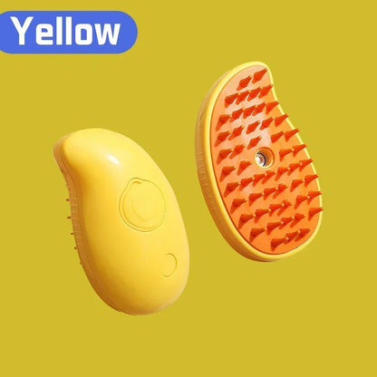 Steamy Pet Brush for Shedding & Grooming
