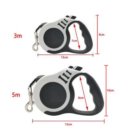 3m 5m Dog Leash Strong Nylon Puppy Lead For Small Medium Large Dogs