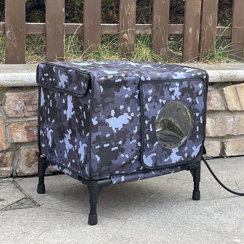 Outdoor Waterproof Warm Heated Winter Cat House