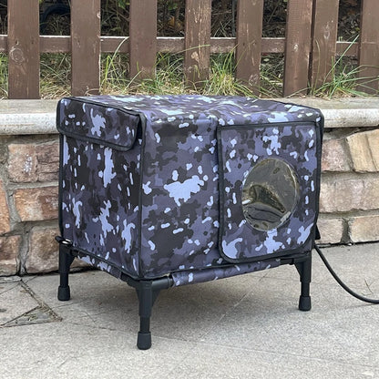 Outdoor Waterproof Warm Heated Winter Cat House