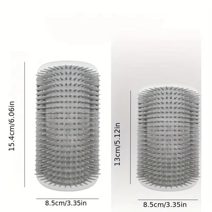 Adhesive cat relaxation self-service beauty device with massage comb