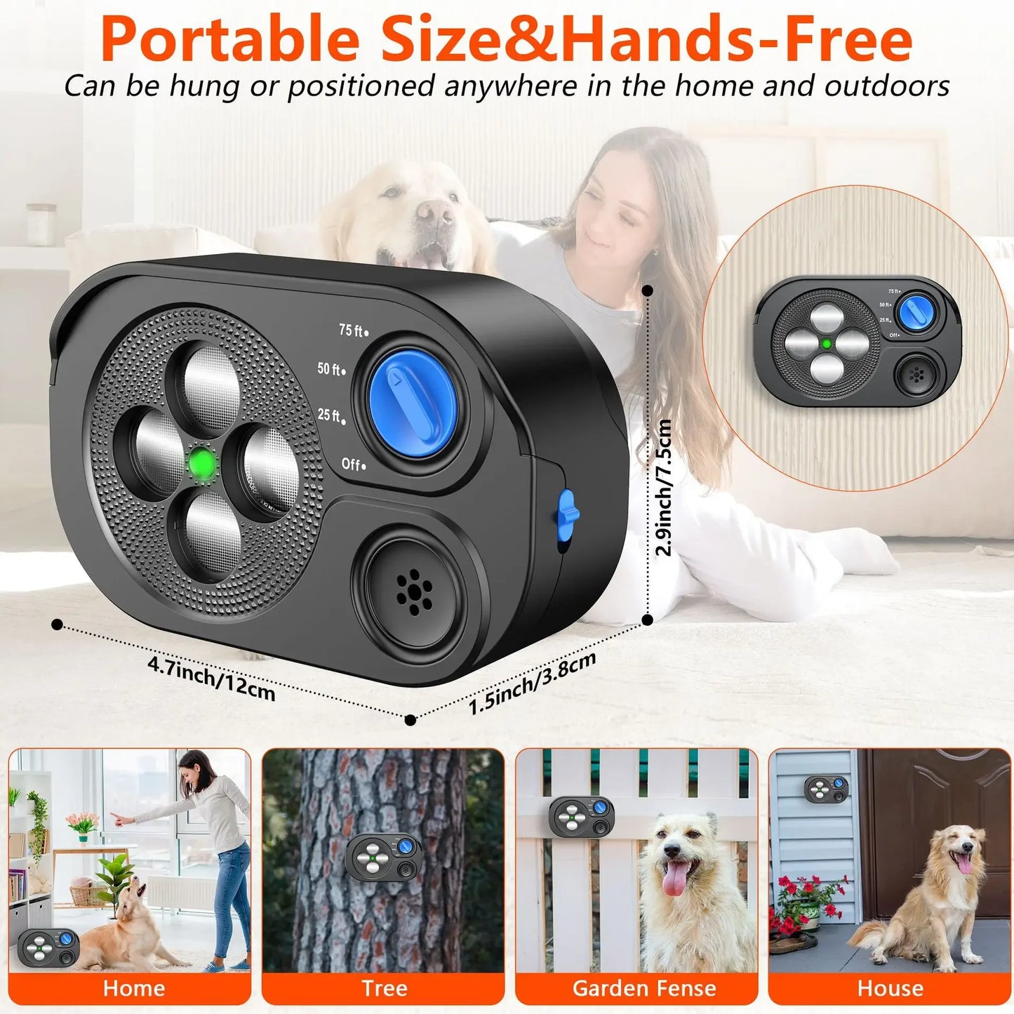 Ultrasonic Anti Barking Device for Dog