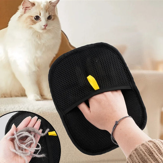 Pet Hair Remover Glove & Deshedding Brush