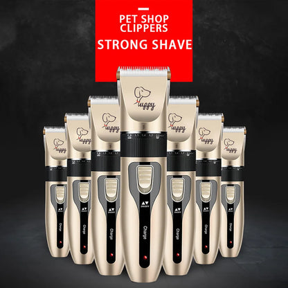 Rechargeable Pet Hair Trimmer & Grooming Kit