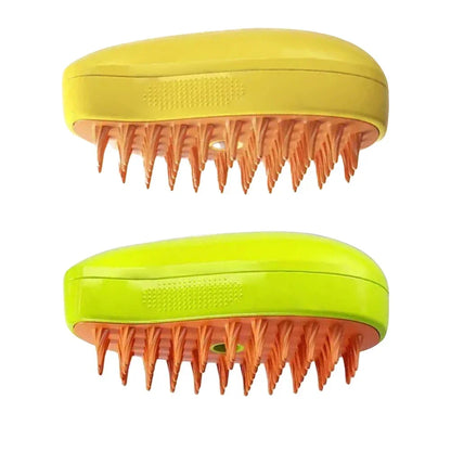 Steamy Pet Brush for Shedding & Grooming