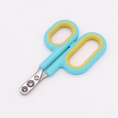 Professional anti-cut stainless steel cat nail clippers suitable for small cats and dogs