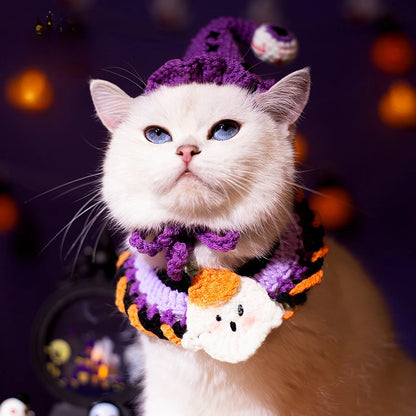 Handwoven Halloween Bandana for Pets