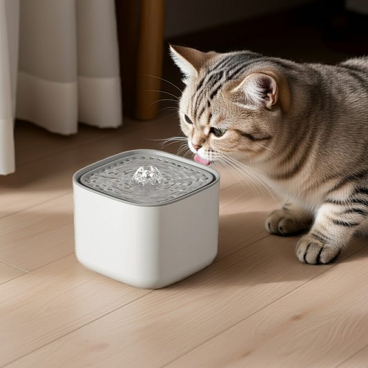3L Electric Silent Cat Drinker with Automatic Circulation and Filtration